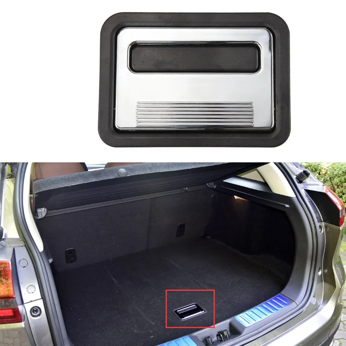 Trunk Tail Cover Bottom Plate Mat Rear Spare Tire Floor Carpet Handle Car Accessories For Geely Atlas Boyue Proton X50