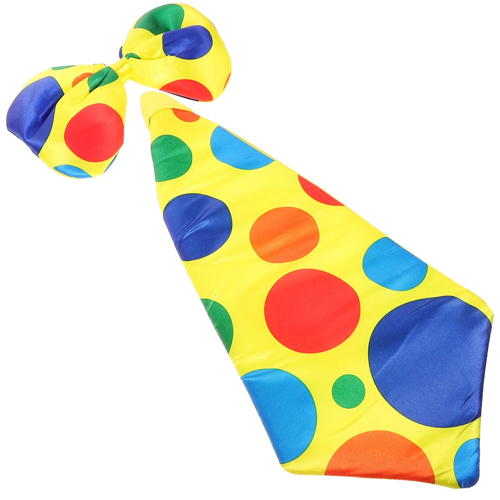 

2pcs Bow Tie Set Colorful Clown Costumes for Kids Lightweight Soft Breathable Carnival Halloween Party Accessories