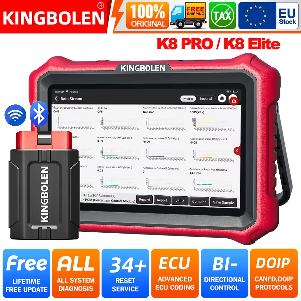 Skaner diagnostyczny KINGBOLEN K8 PRO/K8 ELITE 