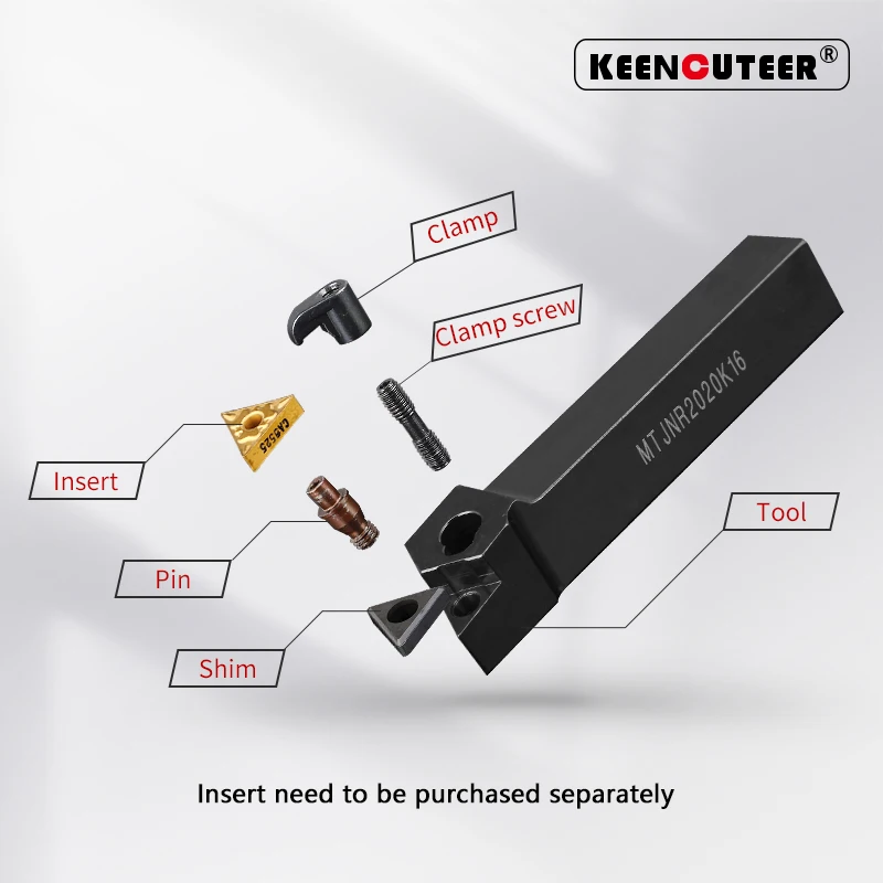 MTJNR1616 MTJNR2020 MTJNR2525 MTJNR3232 Lathe Bar CNC Cutting Tool MTJNR MTJNL External Turning Tool Holder