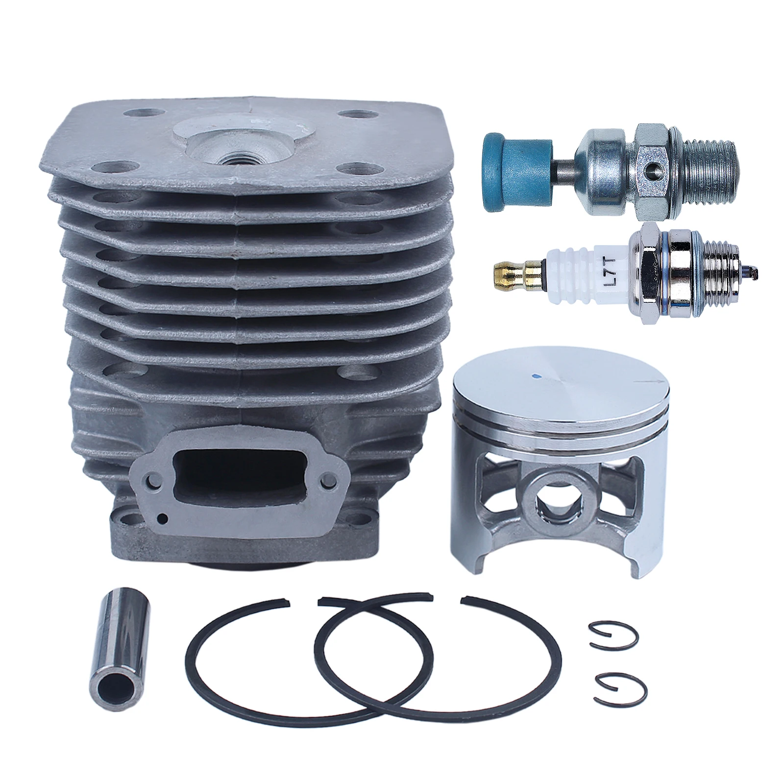 60mm Cylinder Piston Kit For Husqvarna K1250 3120 3120XP 3120K Chainsaw Spark Plug Decompression Valve Replace 506294271