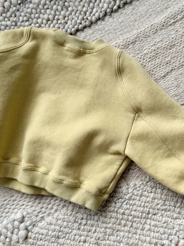 2024 primavera nuovo neonato manica lunga Pullover bambino lettera stampa top bambini felpa Casual bambino top ragazzo ragazza vestiti