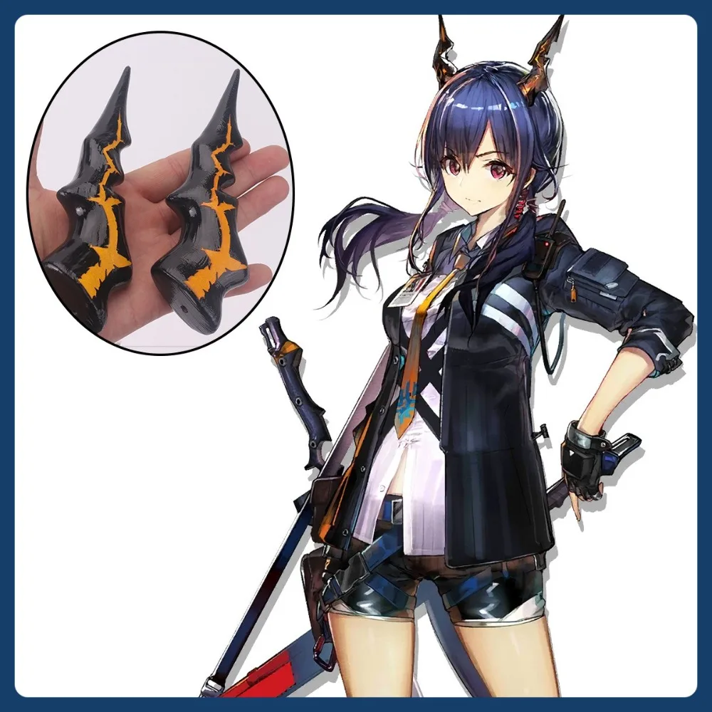 Mid-jade Pruik Winkel Arknights Chen Sui Hongxia Cosplay Anime Game rollenspel Halloween Kostuum Props Synthetisch Haar