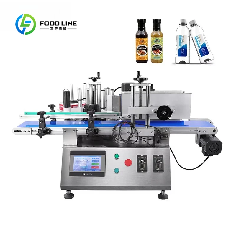 Customized Desktop High Speed Labeling Equipment Full Automatic For Beverage Bottle Food TinCan Industrial Production Use