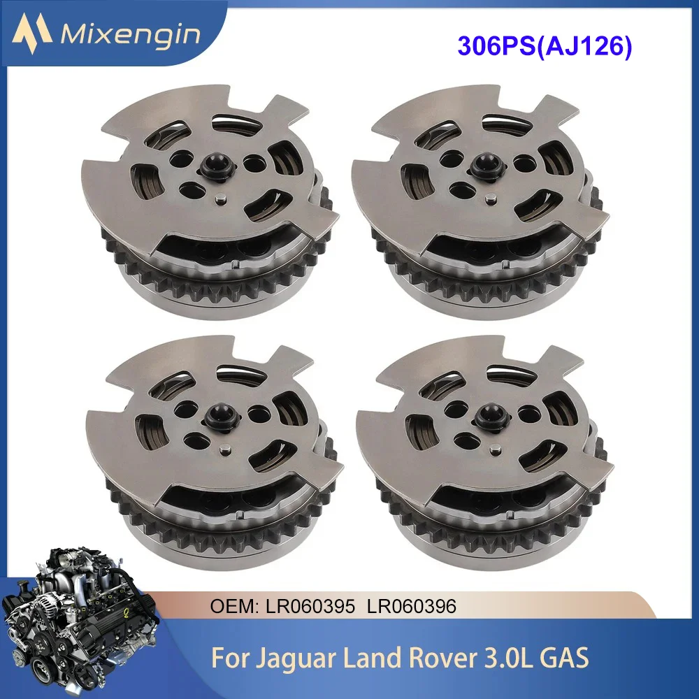 

Детали двигателя Распределительный вал Phaser VVT Gear Fit 306PS AJ133 3.0L V6 GAS для 13-23 Jaguar XE XF XJ Land Rover 3.0 LR060395 LR060396