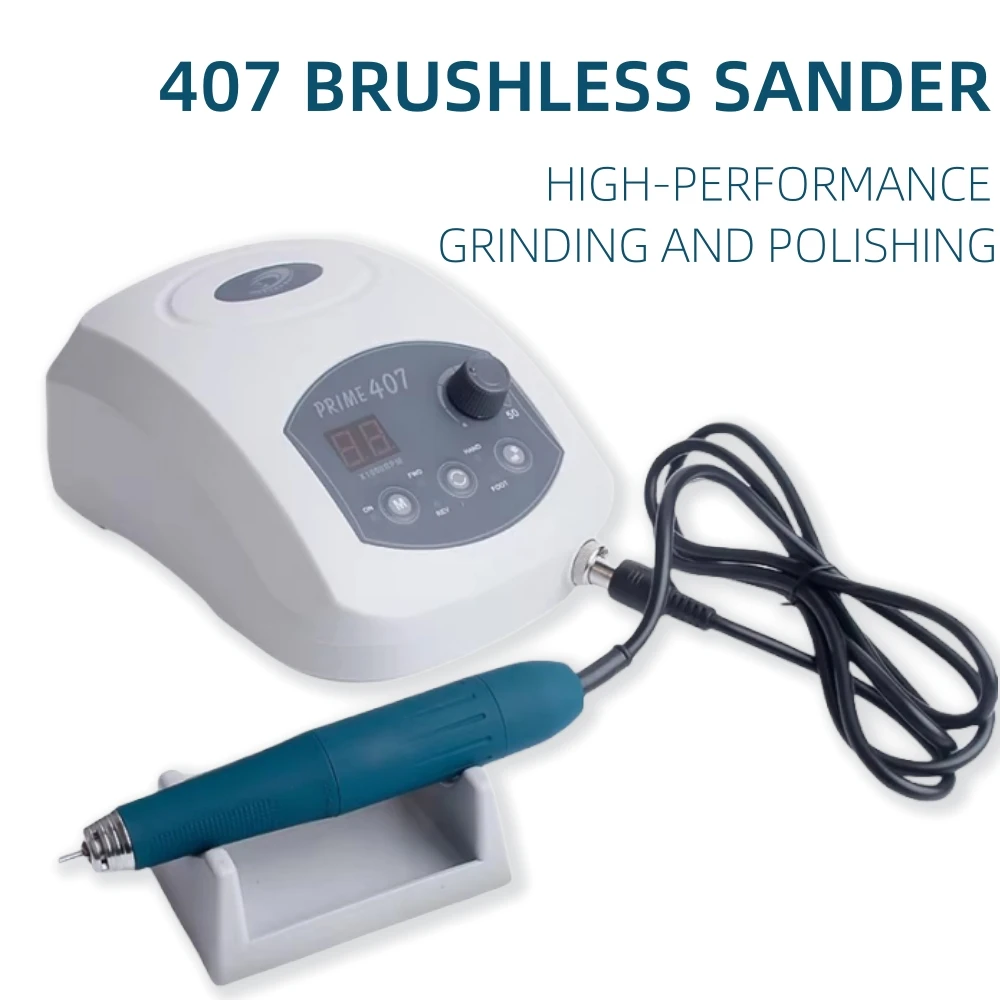 Prime 407 230W 50000 Rpm Brushless Polishing Machine Prime 407 Drills Machine Nail Jewelry Dental Micromotor Handpieces