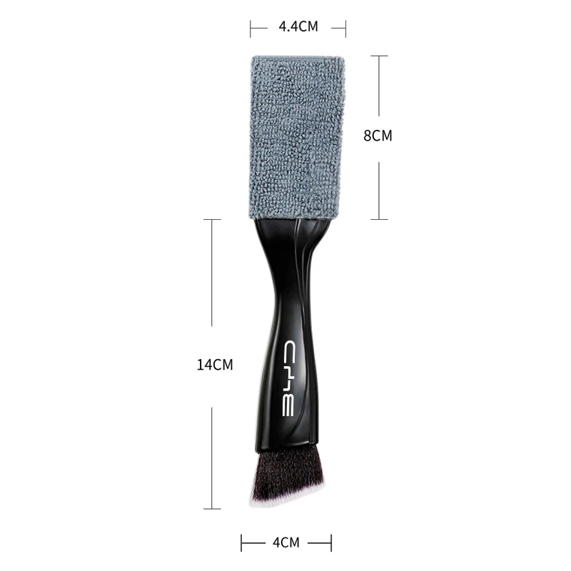 BYD Dual‑Ended Interior Dust Removal Brush For Atto 3 Seal Dolphin Han Tang Song Yuan Car Air‑Vent Dashboard Gap Cleaning Tool A