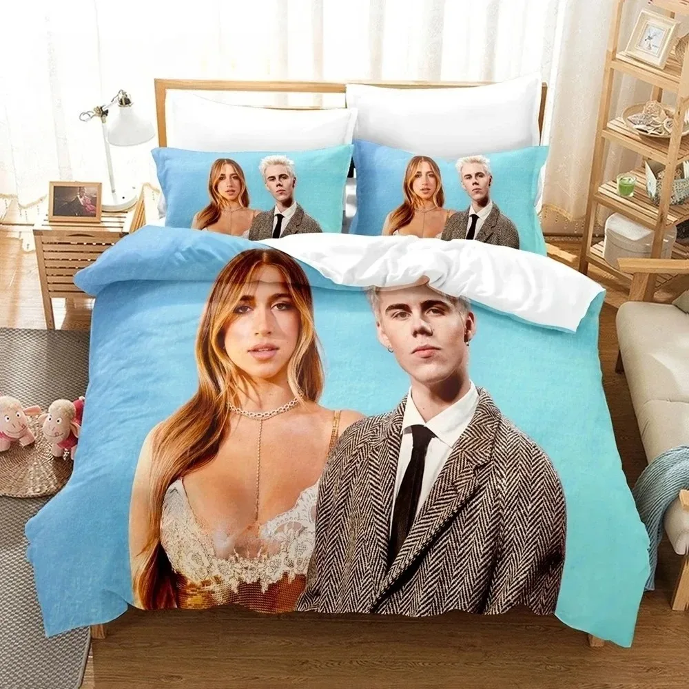 Hot Tate McRae Bedding Set Single Twin Full Queen King Size Bed Set Aldult Boys Bedroom Duvet cover Sets Anime
