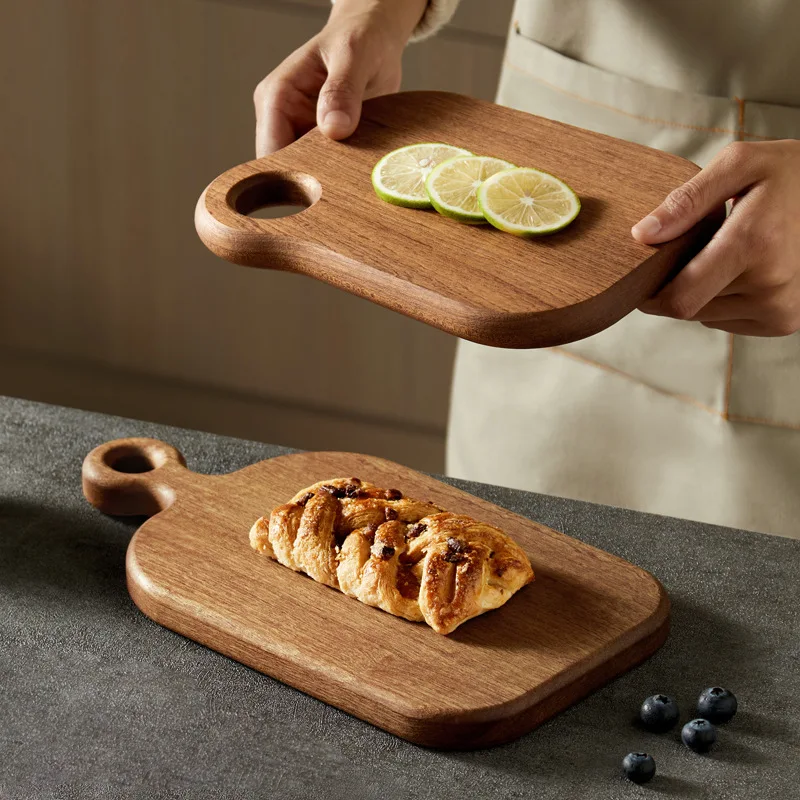 For Household Steak Bread Board, Mini Solid Wood Cutting Board Chopping Board