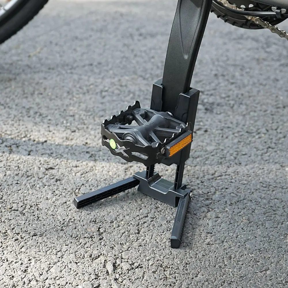 stationary bicycle stand VEVOR Bike Trainer, 26-29 Inch & 700C Wheels, Foldable Fluid Trainer for Indoor Exercise Riding with Quick Release Skewer & Front Wheel Riser Block, Fits Road Bikes garage or barn Direct Drive Best Bike Exercise