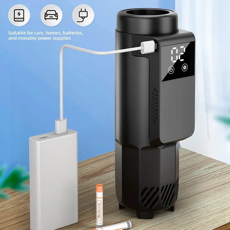 Nevera Portátil para Insulina, Mini Refrigerador Recargable por USB, Refrigerador Portátil para Medicamentos para Auto