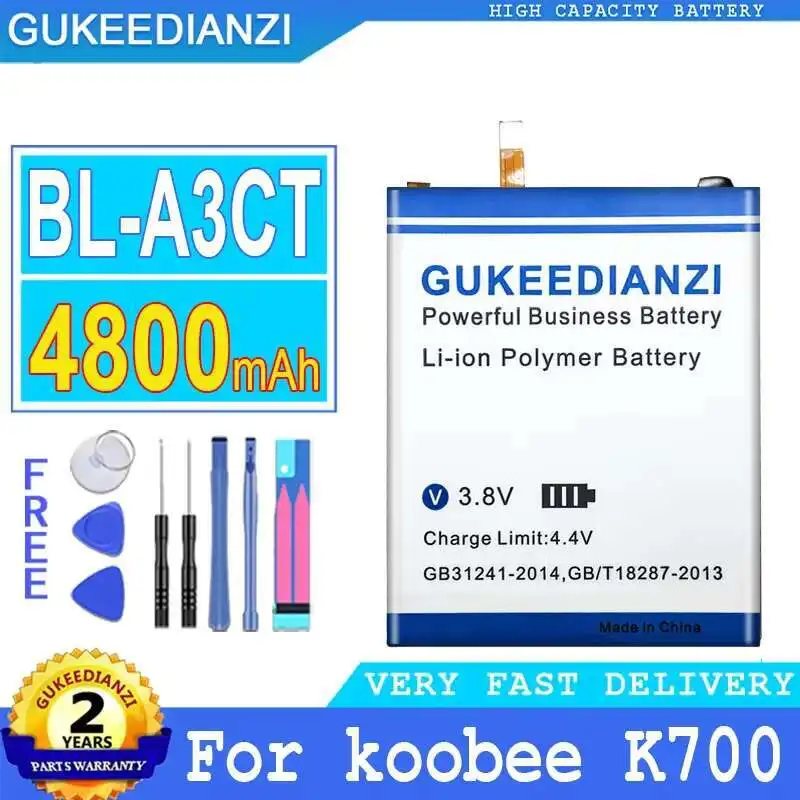 

4800Mah For Koobee K700 BL-A3CT Mobile Phone Battery High Capacity