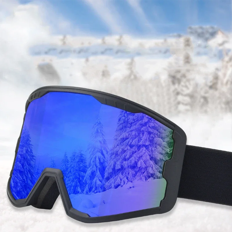 Gafas magnéticas de Motocross para hombre y mujer, lentes de esquí antiniebla para deportes de montaña y nieve, máscaras para Moto al aire libre, novedad de 2025