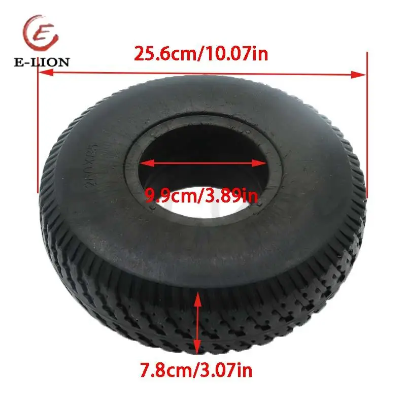 Cocok untuk gerobak kecil dengan aksesoris ban 260 × 85, ban padat 260 × 85 yang tahan lama