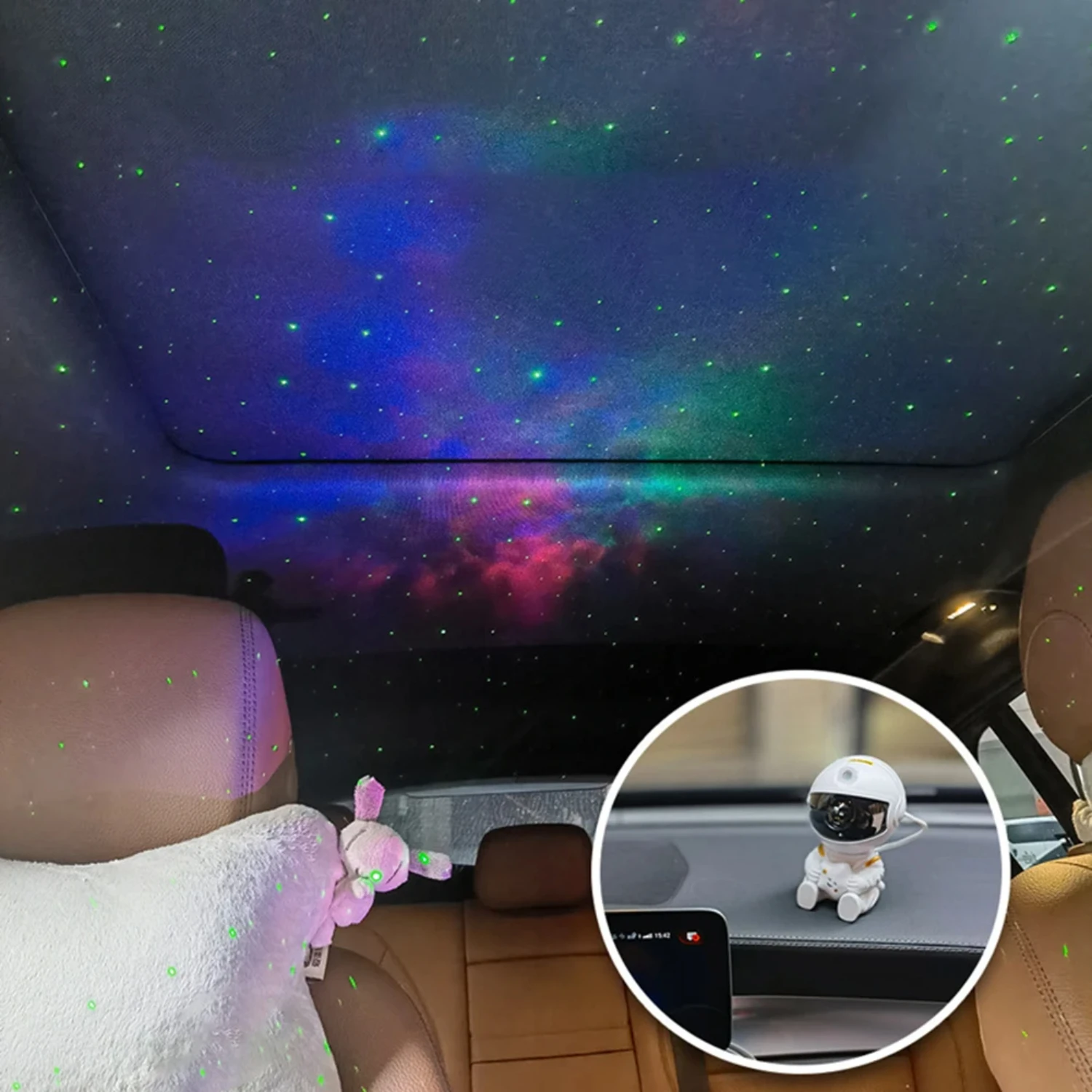 Nieuwe Astronaut Stars Projector LED-nachtlampje: Sterrenhemel Lamp Armatuur Decoratie