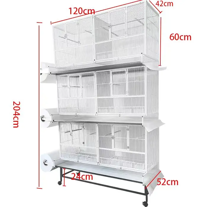 

Large Bird Cage For Sale Multilayer Movable Splice Gentoo Parrot Special Three Storey Big Bird Cage