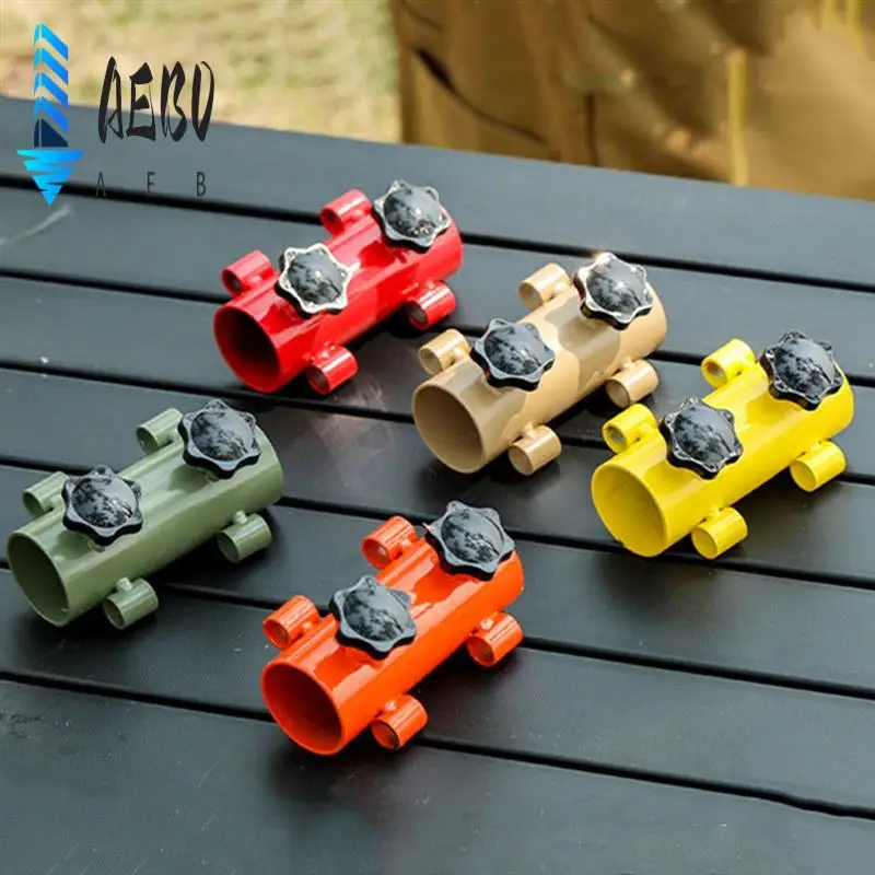

AEB0-6PCS навес для тента с фиксированной трубкой, кронштейн для заземления, ветрозащитный регулируемый опорный столб для палатки с заземляющими гвоздями