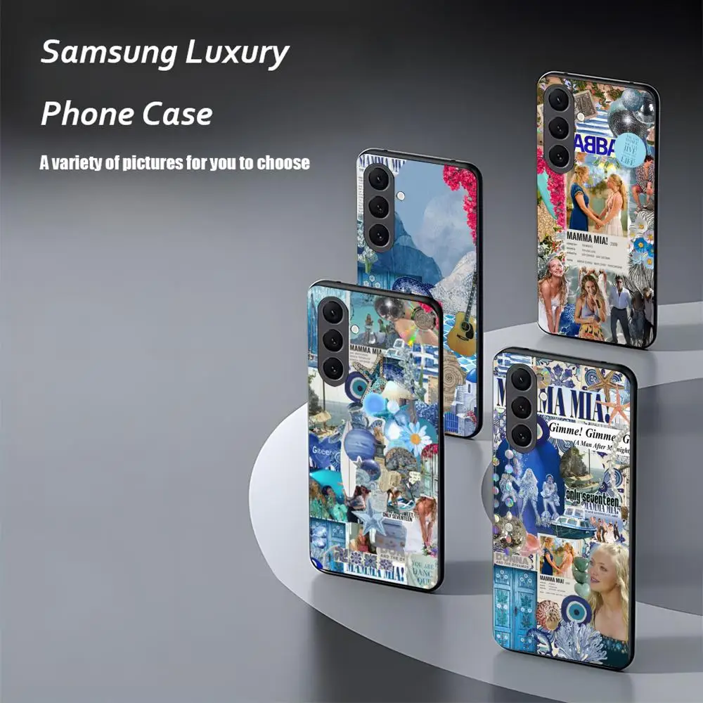 

M-Mam-ma MIA movie Phone Case For Samsung Galaxy S25 S24 S23 S22 S21 S20 Plus Ultra Note20 Soft Black