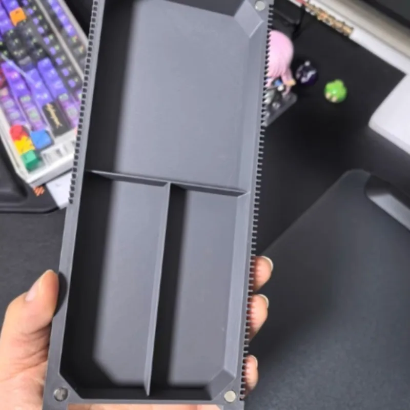 

Double Layer Keycap Storage Box Custom PVC Display Box 3D Printing Dustproof Transparent Hibernation Chamber for Gamers DIY