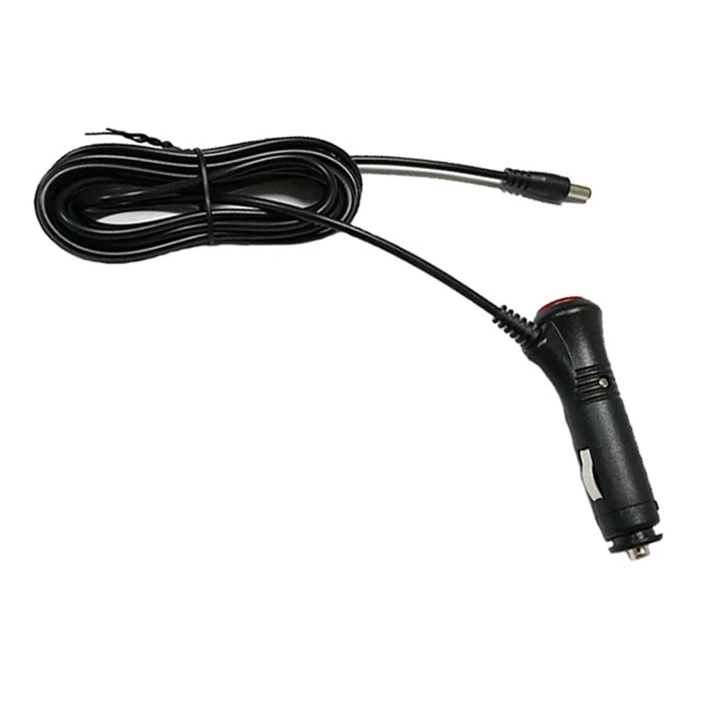 12V 24V DC 2.1x5.5mm ładowarka samochodowa gniazdo zapalniczki przewód z wtyczką z przełącznikiem 2/3/5 metrów kabel do samochodu kamera monitorująca