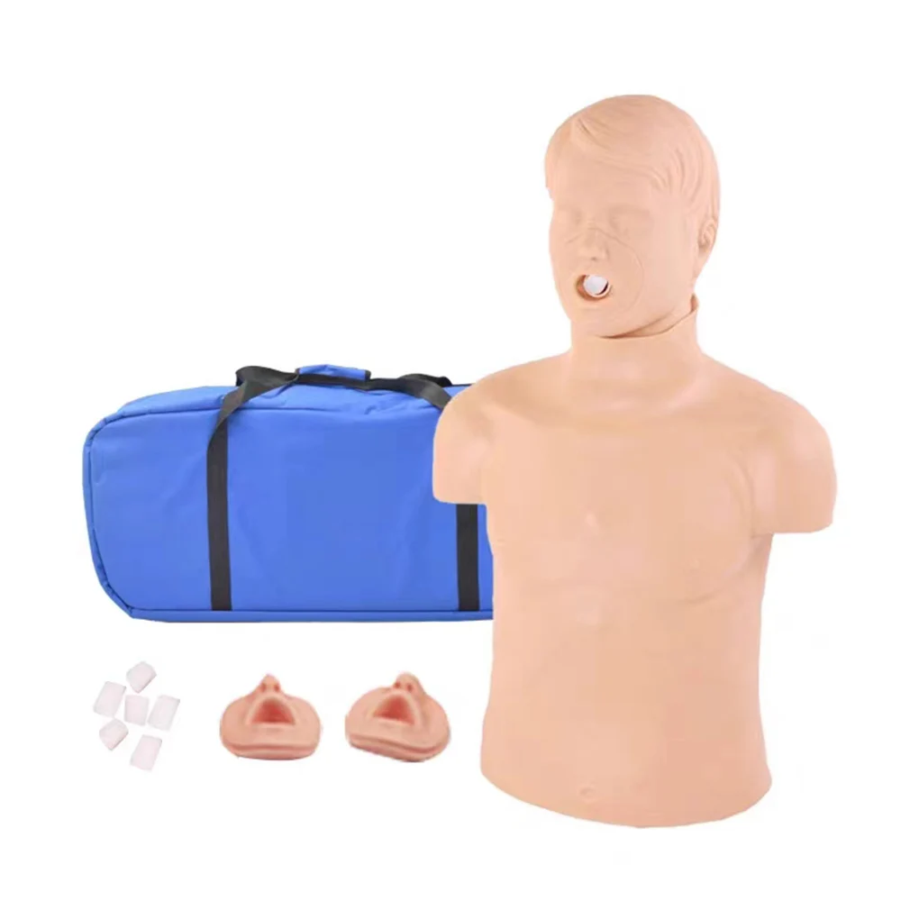 Medical Science Adult Obstruction Model Half Body CPR Training and Choking Manikin