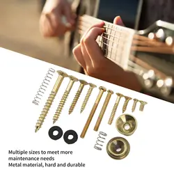 Miwayer Guitar Screw Kit, Guitar Hardware Instrument Accessories Kit, Switches, Tuners, Guitar with End Pin, Guitar DIY Kit, etc