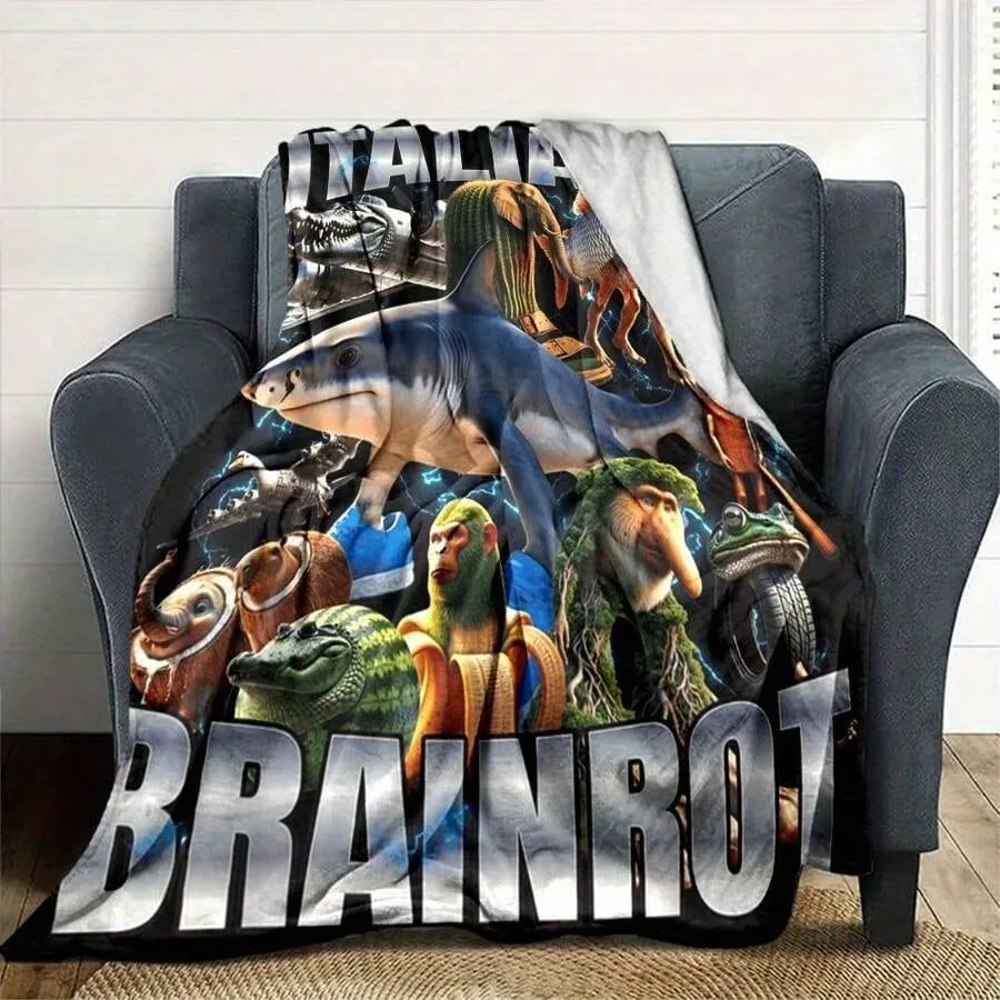 إيطاليا BRAINROT شعبية الإنترنت المشاهير AI الرعب مضحك نمط لينة شفة بطانية العمل لعبة القراءة الركبة الحرس أربعة الموسم ث