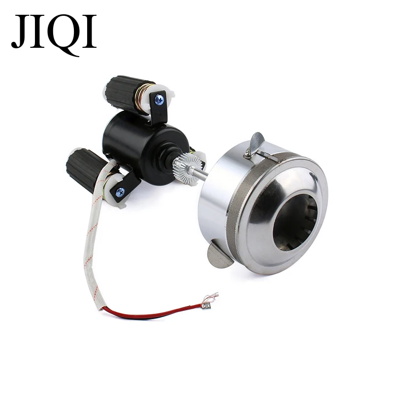 JIQI A set of Sugar Boilers Head With Motor Fancy Cotton Candy Machine Accessories Sugar Floss Melting Outlet Fittings Parts 12V