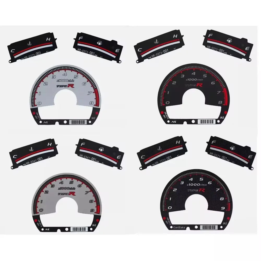 Лицевая манометр для Honda Civic FA5 FG2 FA1 FD1 Type-R, черная, 8000 об/мин, 9000 об/мин Лицевая манометр для Honda Civic FA5 FG2 FA1 FD1 Type-R, черная, 8000 об/мин, 9000 об/мин