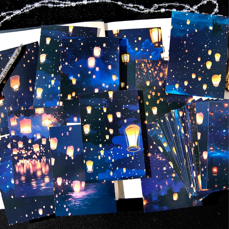 4 Packungen/Menge „Schöne Wünsche“-Serie, süßer, schöner Retro-Notizblock aus dekorativem Papier