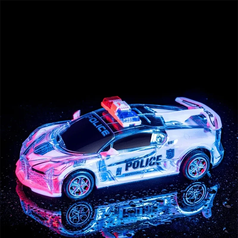 Mini Cool And Luminous Vehicle Toys Universal Car Music Sports Car Model Electric Cars Toys Gifts