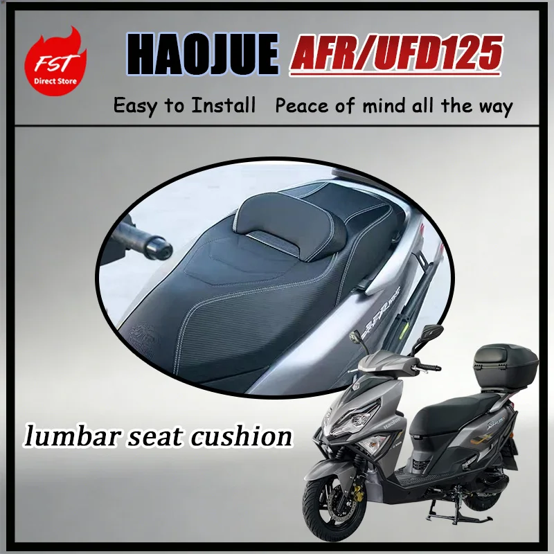 

FOR HAOJUE Low Profile Seat Complete Assembly for AFR125 VX125 UFD125 - Waterproof Anti-Fade Cushion with Foam Core - Motorcycle