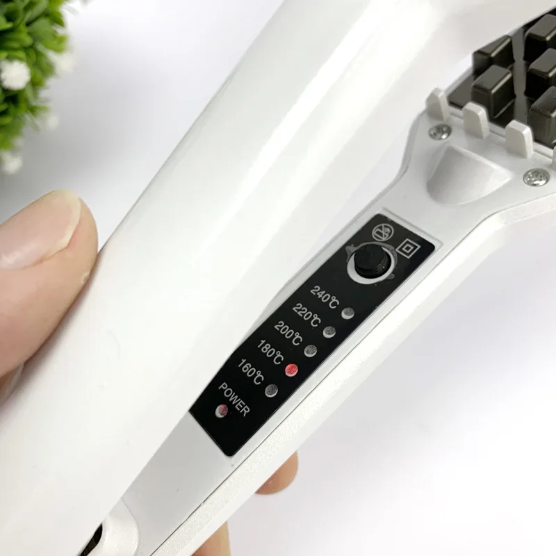 Haar Eisen Keramik 3D Grid Haar Crimper Professionelle Volumizing Curling Eisen Mais Dauerwelle Flauschigen Schiene Flache Eisen Haar Styling Werkzeuge – Detail 9