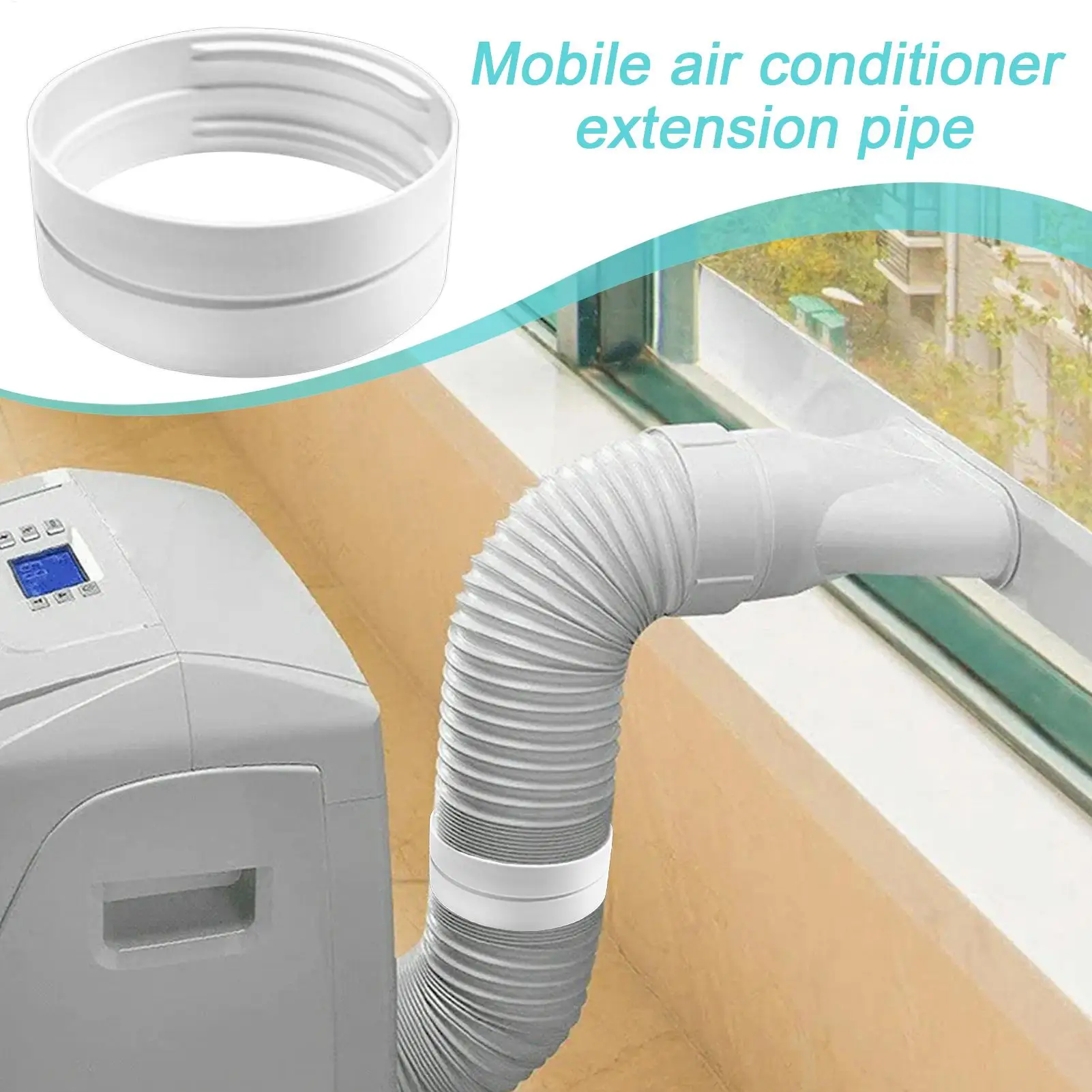 

Портативный соединитель выхлопного шланга переменного тока, разъем выхлопного шланга для мобильного кондиционера, аксессуары для кондиционера для домашнего оборудования