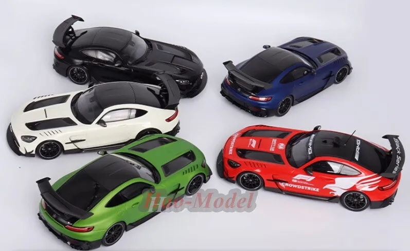 MINICHAMPS 1:18 Benz AMG GTR Black Series 2020 Resin Diecast Car Model Ornaments