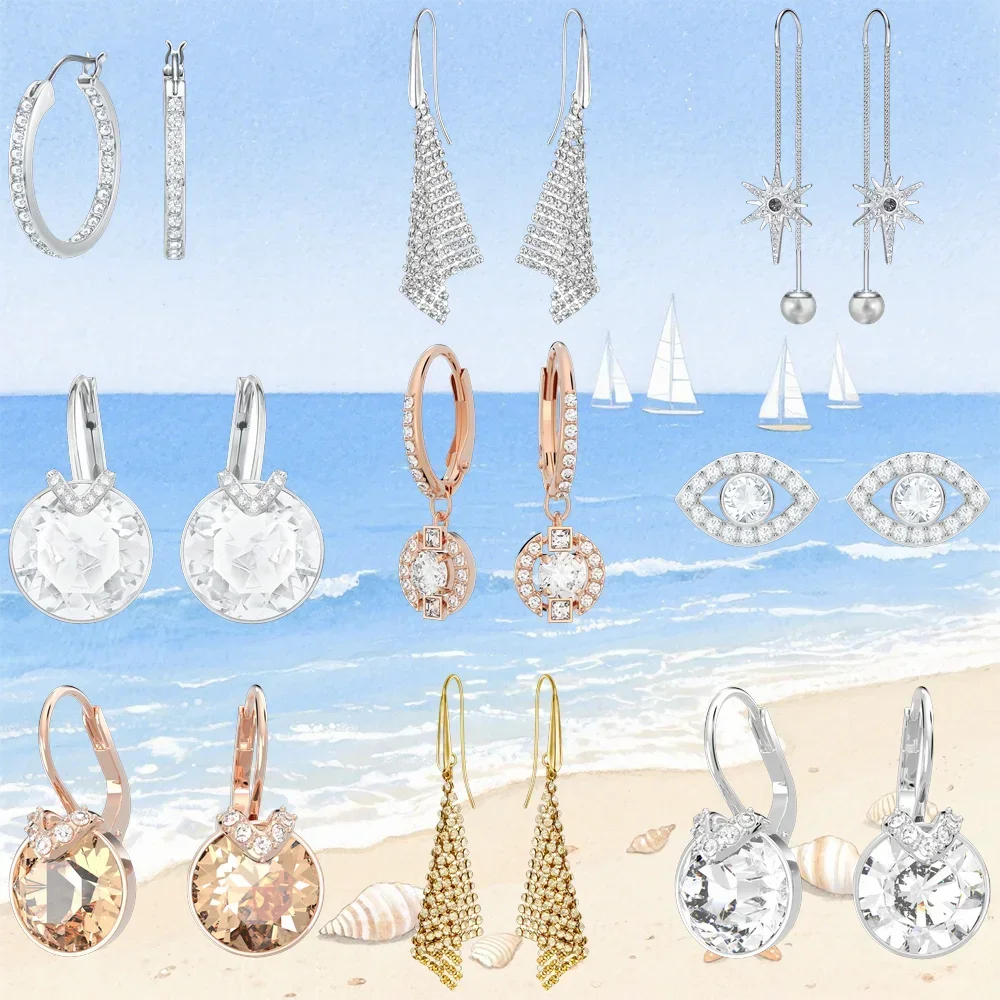 

Новые серьги с драгоценными камнями, серьги, модный и высококачественный дизайн, подходящие для повседневного ношения и подарков.