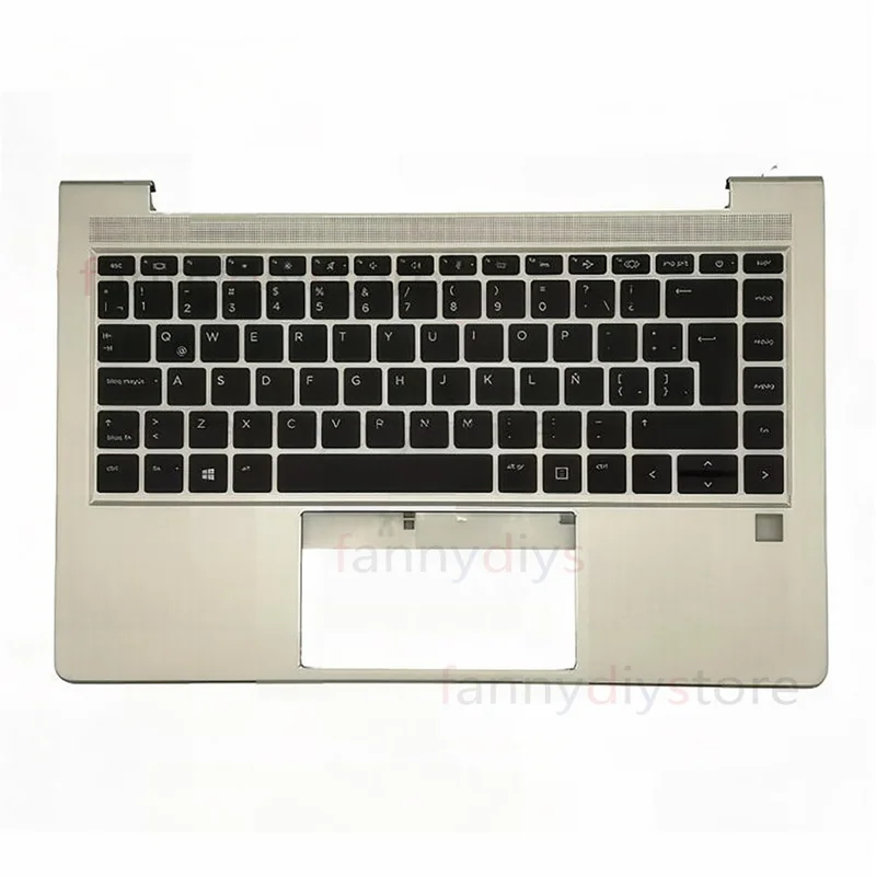 YY+M23769-161 For HP ProBook 440 G8 445 G8 Silver Palmrest w/ Backlit LA Keyboard