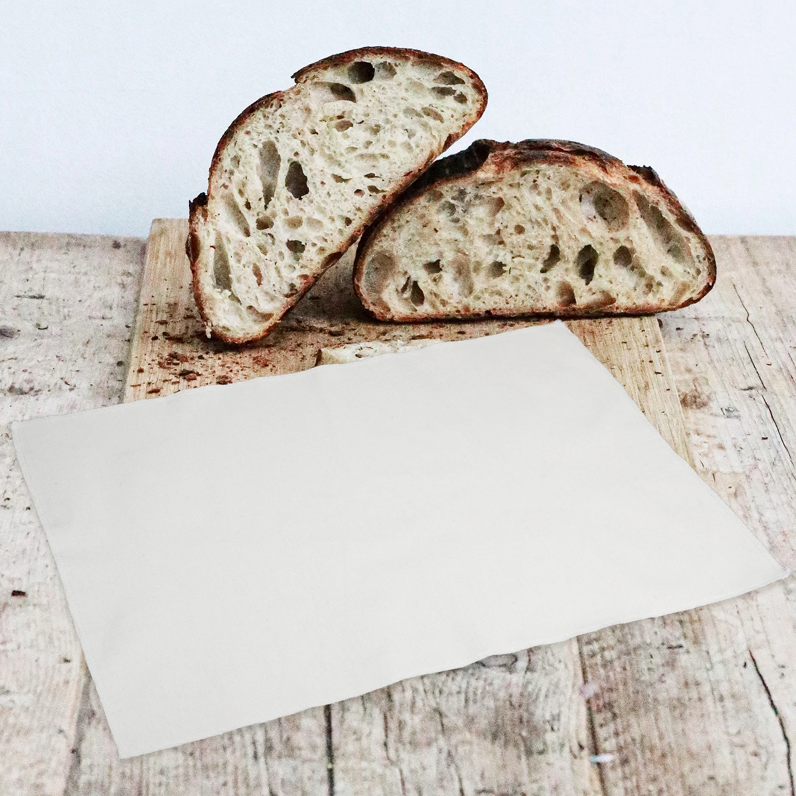 

2 Pcs Bread Oil-proof Dust-proof Cloth Dough Fermented Wake up Baking Tool Basket Liner Beige Proofing Lining