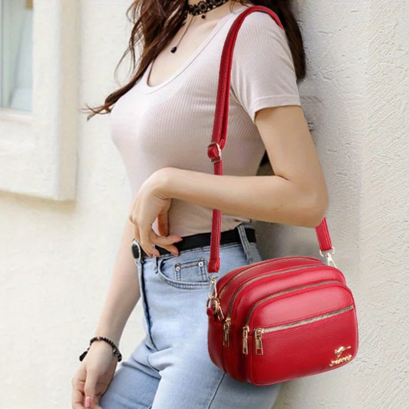Trendy Multi-layered Fashionable Bag For Women, Versatile Crossbody Bag, Large Capacity For Daily Work Commute. image 5