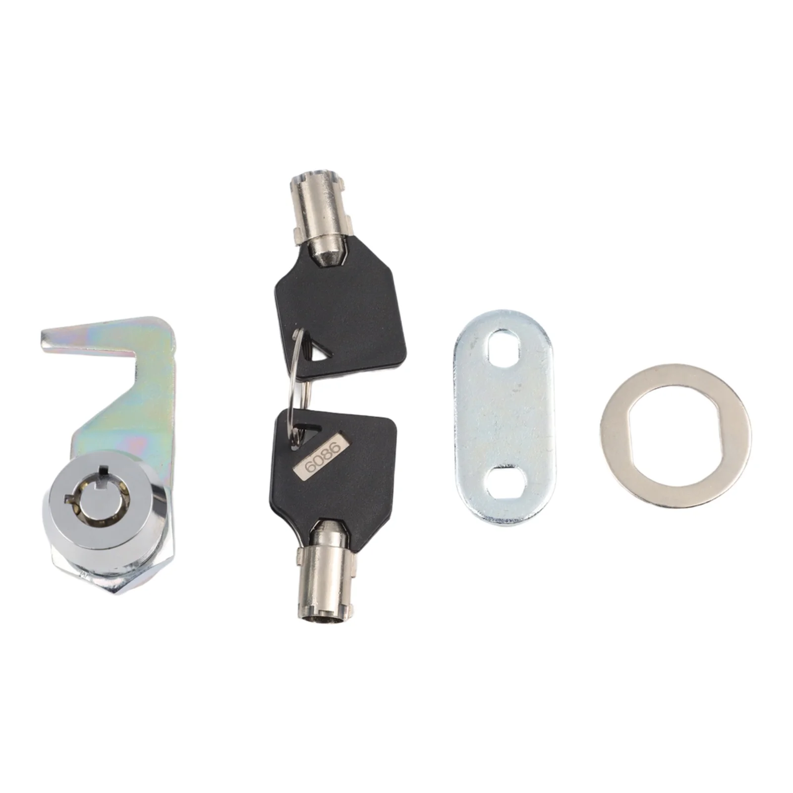 Toolbox Lock Kit with Multiple Keys Hook Cam and Tubular Cam Lock 5/8 Inch Cylinder Depth for Toolbox and Cabinet Security