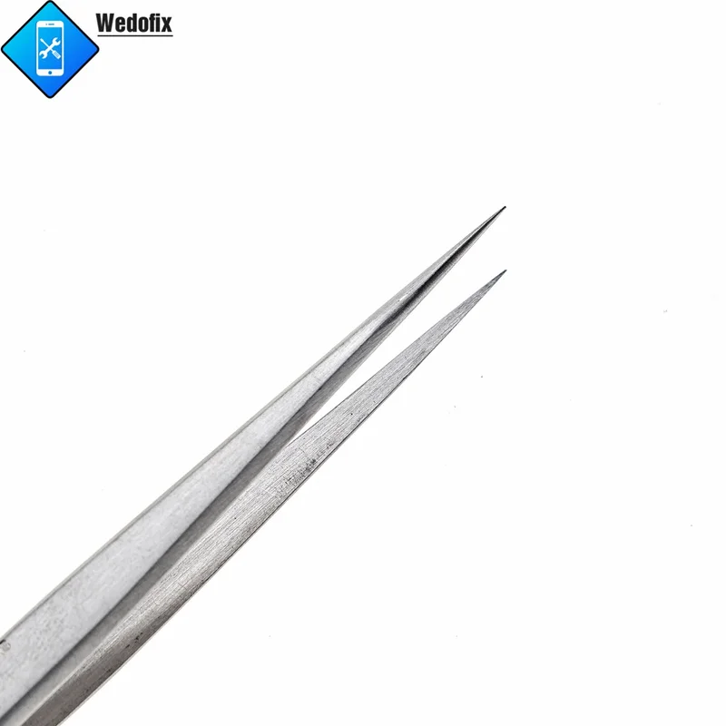 Original VETUS High Precision Stainless Steel Non-magnetic Tweezers with Straight Point Tips for Micro Soldering