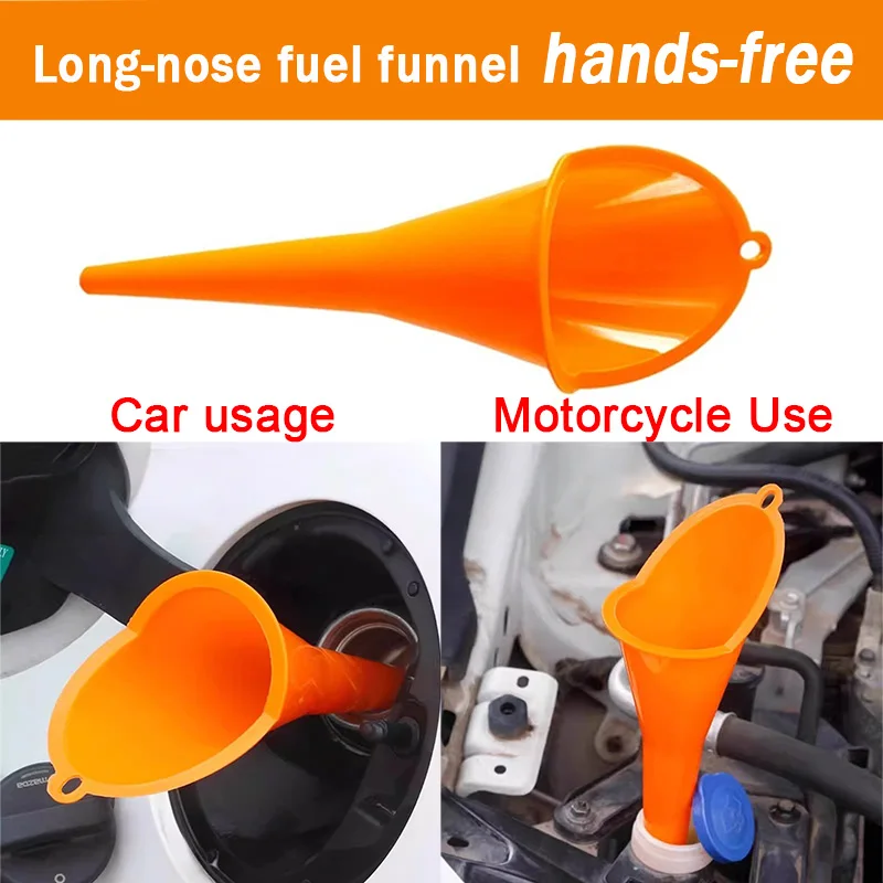 Car forklift motorcycle engine oil adding funnel tool household multifunctional filling tool for auto repair and maintenance