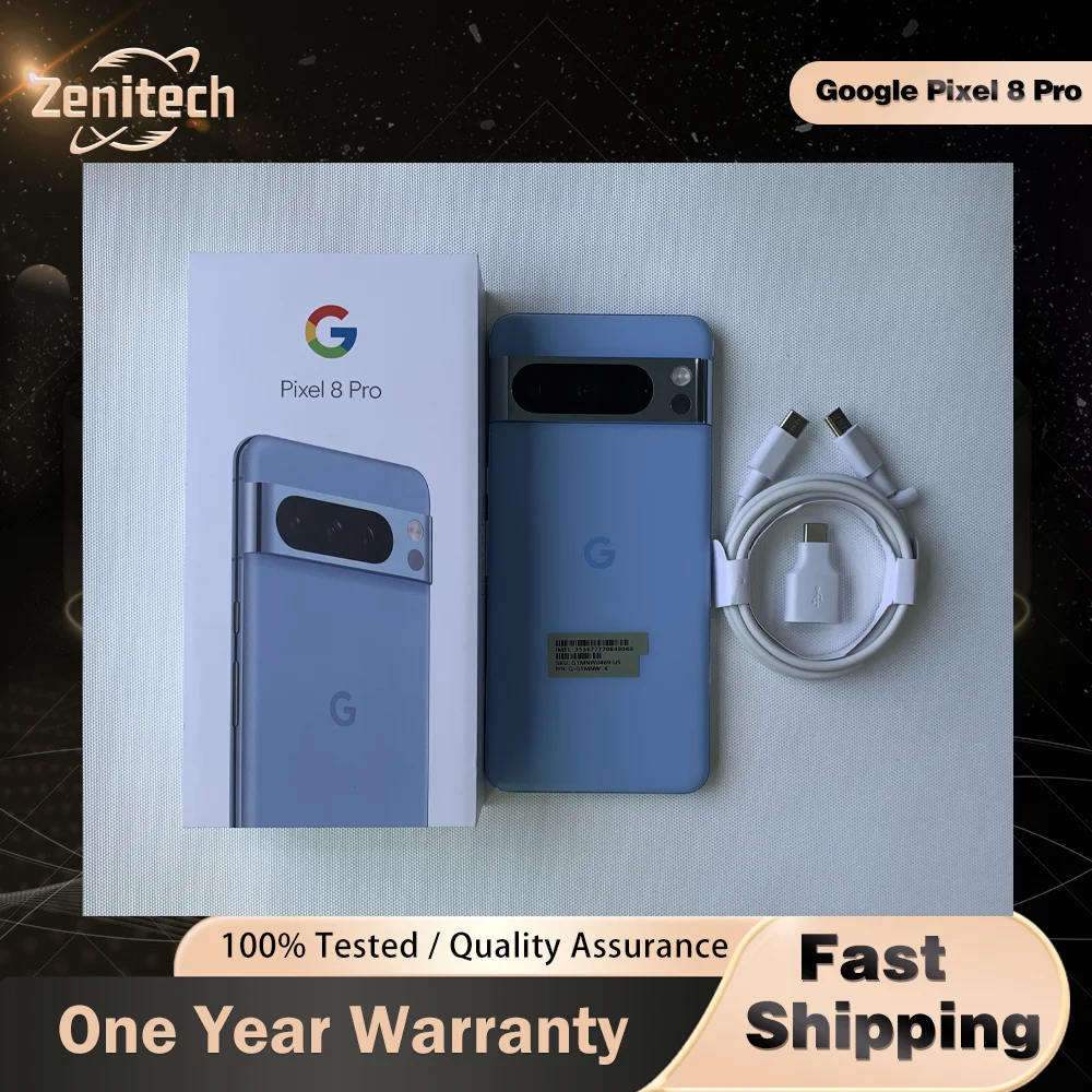Google Pixel 8 Pro original, 8 pro G3, 12GB de RAM, 128GB de ROM, 6.7 pulgadas, NFC, Octa Core, Android, cámara de 50MP, Pixel 8 Pro original.