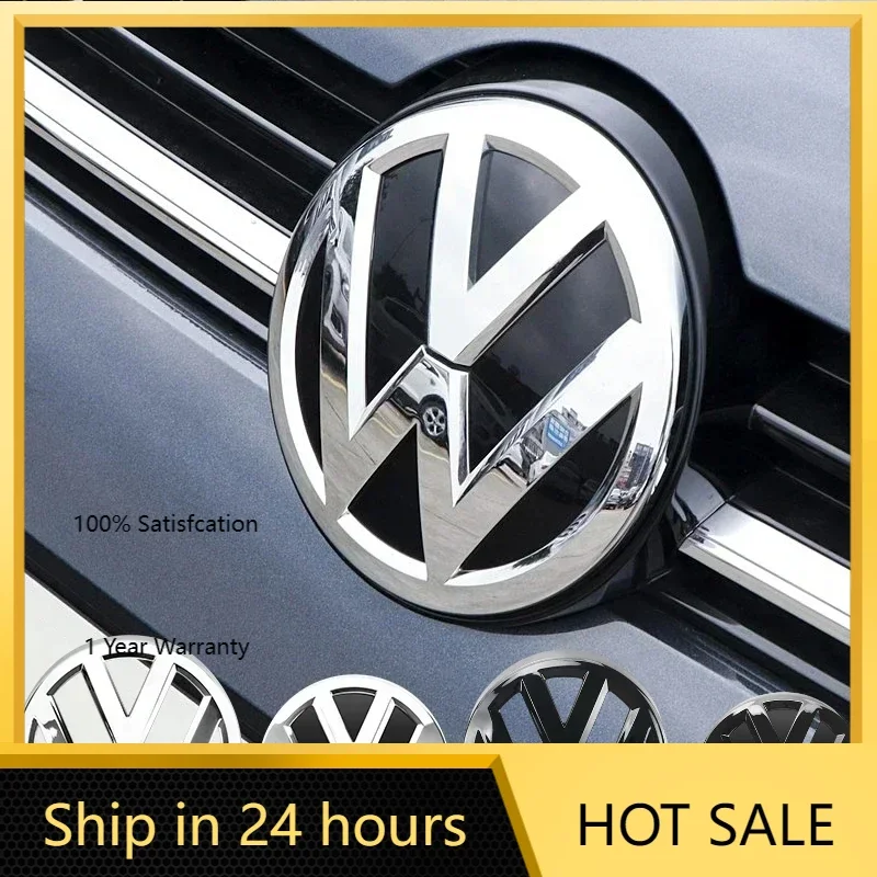 

Для VW VOLKSWAGEN новая хромированная серебристая или черная решетка радиатора автомобиля, эмблема для Volkswagen VW Golf 7 MK7 2014-2017, задний багажник