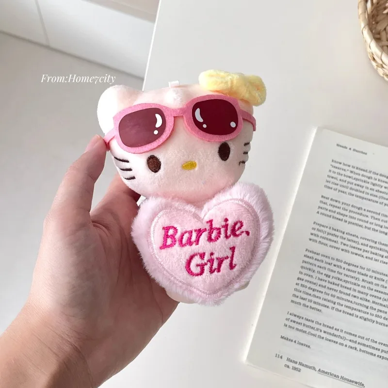 أزياء مرحبا كيتي Kawaii عمود السيارة التحول لعبة تزيين كيتي سانريو دمية ممسحة بدوره إشارة الديكور الحلي فتاة هدية #2