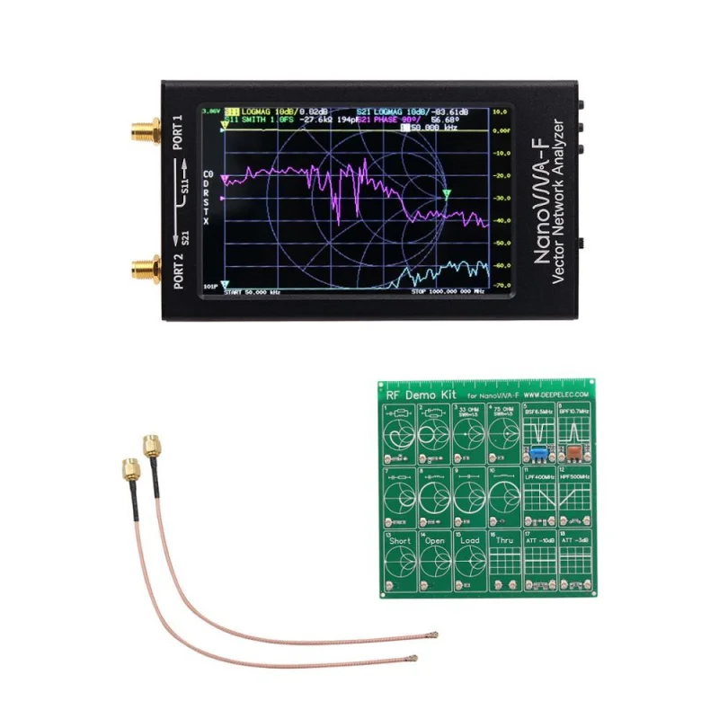 NanoVNA-F 10K-1500MHz Vector Network Analyzer with 4.3