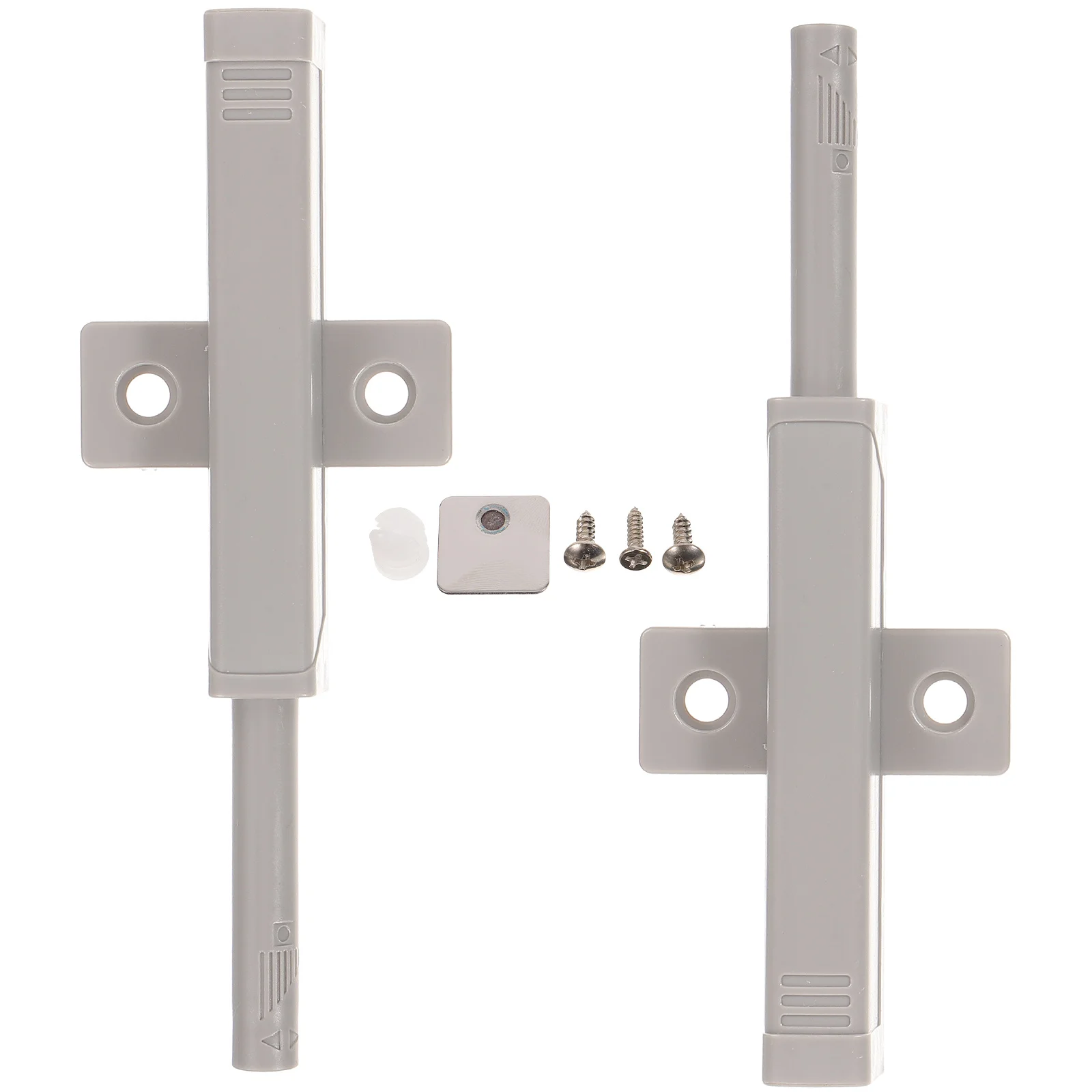 2 مجموعة واجب مزلاج خزانة دفع لفتح اللمس المخفي الصيد لخزانة دفع الإصدار مزلاج خزانة درج الأثاث الأجهزة