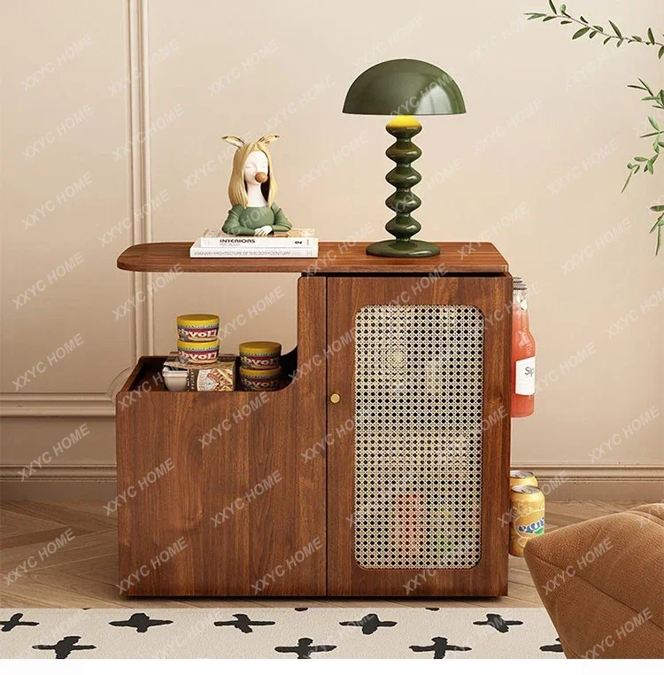 

removable bedside table exquisite corner coffee table rotatable living room trolley