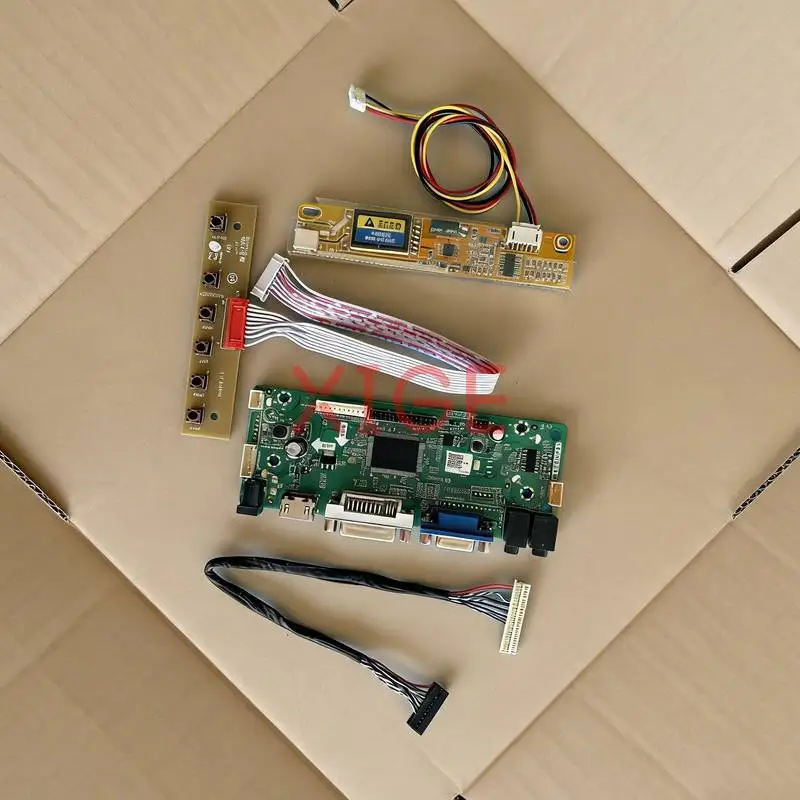 

Плата контроллера Matrix Drive Board для B141XG09 B141XG05 B141XG13 B141XG08 1024*768 1-CCFL 1024x768 LVDS 30-контактный HDMI+DVI+VGA DIY Kit