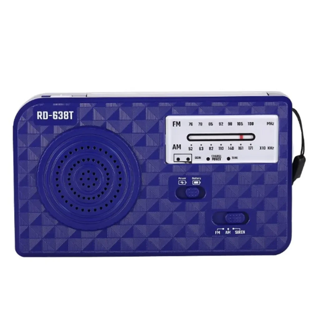 

Ручная рукоятка, генерация энергии, USB, солнечная AM, FM-радио, мобильный телефон, аварийная зарядка, звуковая сигнализация, светодиодное освещение, динамик 5 В